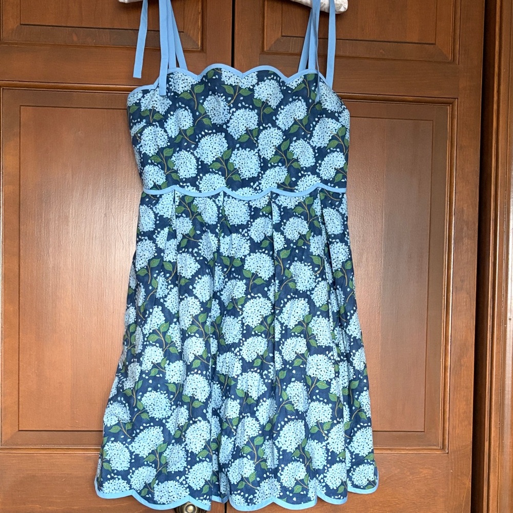 Blue Flowered Sundress size L